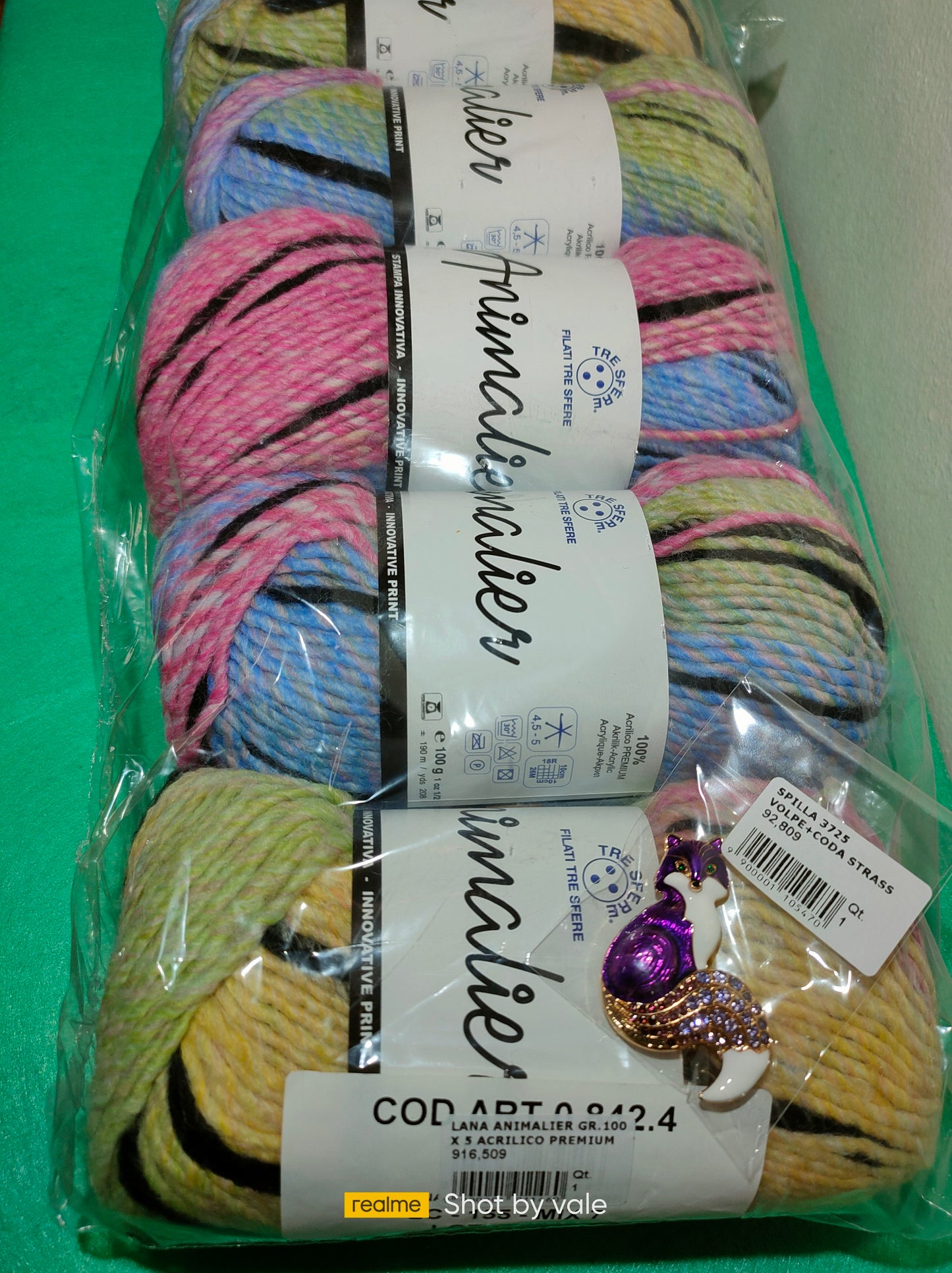 Liberty box animalier - pack filati e accessori creativi