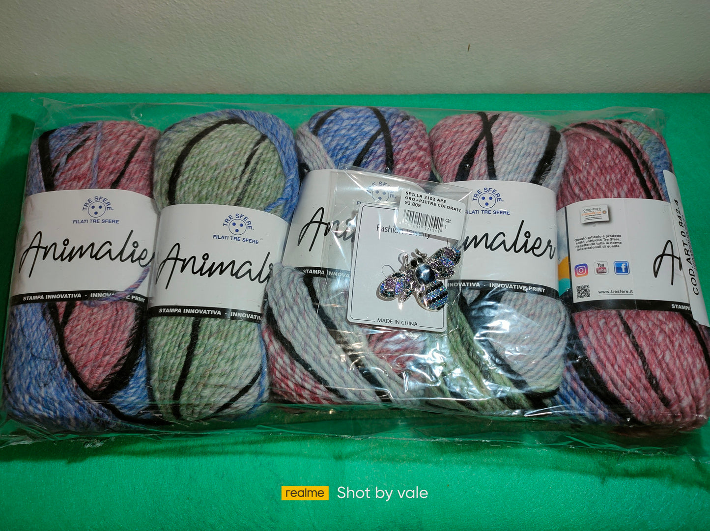 Liberty box animalier - pack filati e accessori creativi