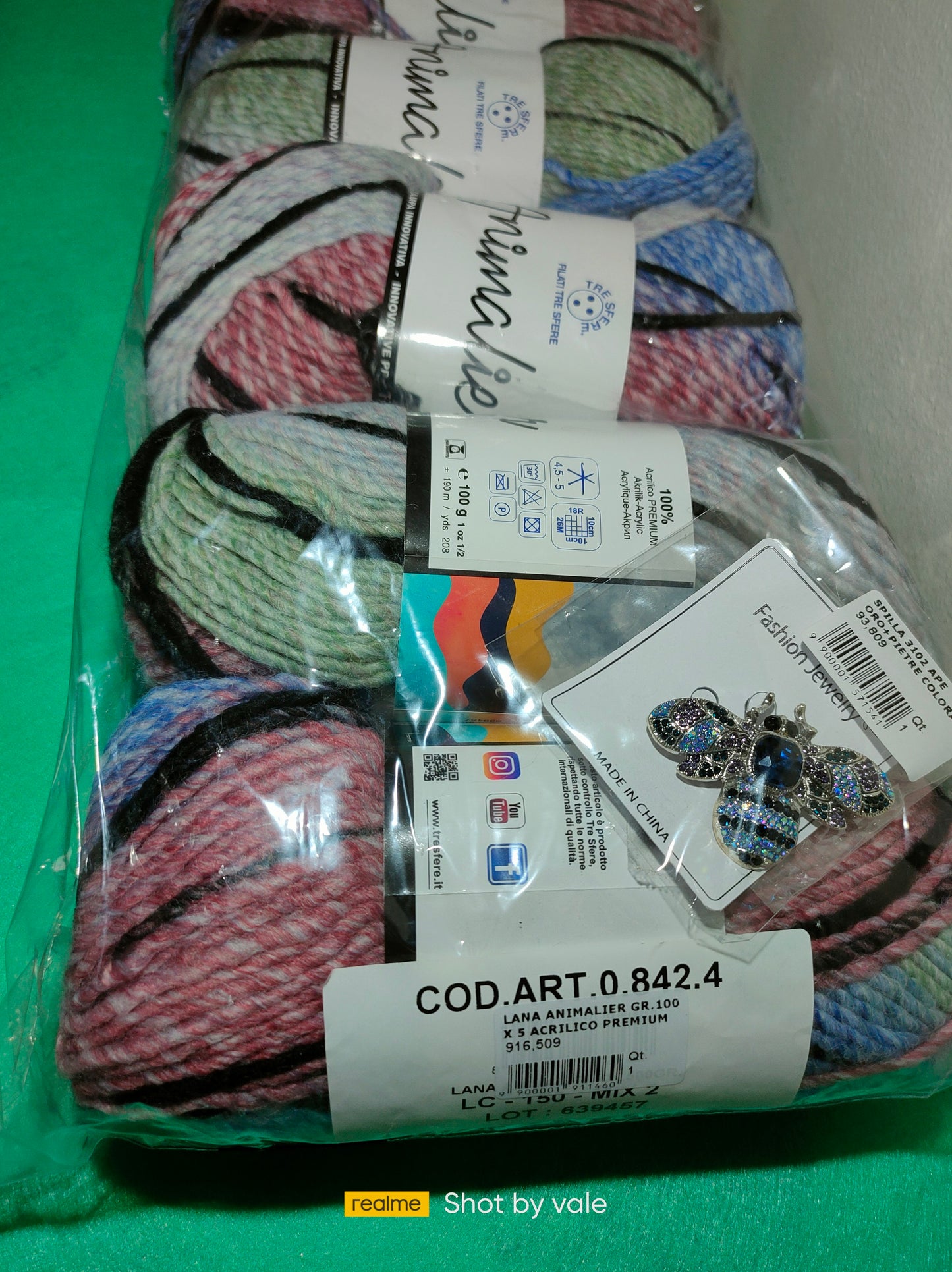 Liberty box animalier - pack filati e accessori creativi