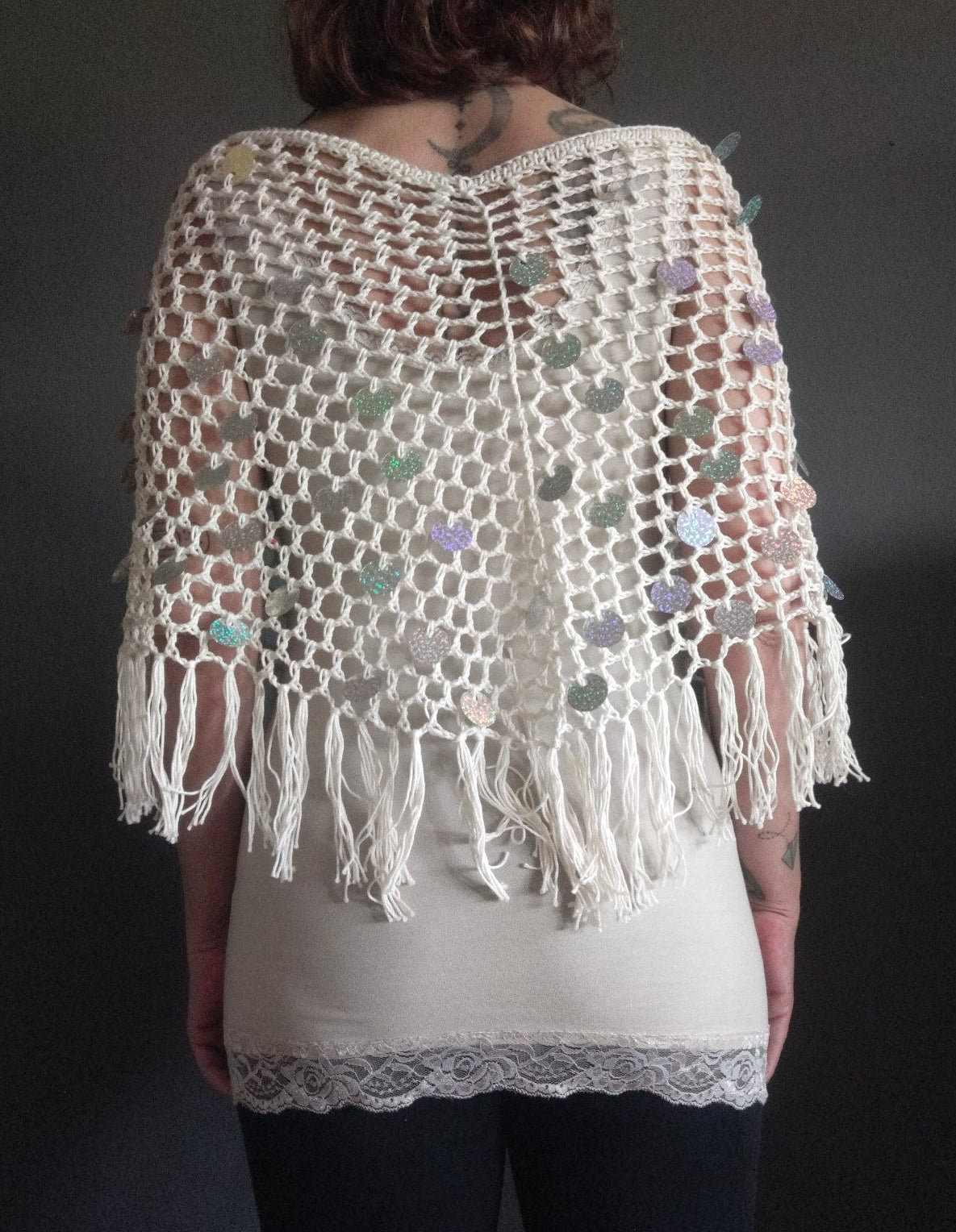 Marea – Poncho Handmade in Cotone
