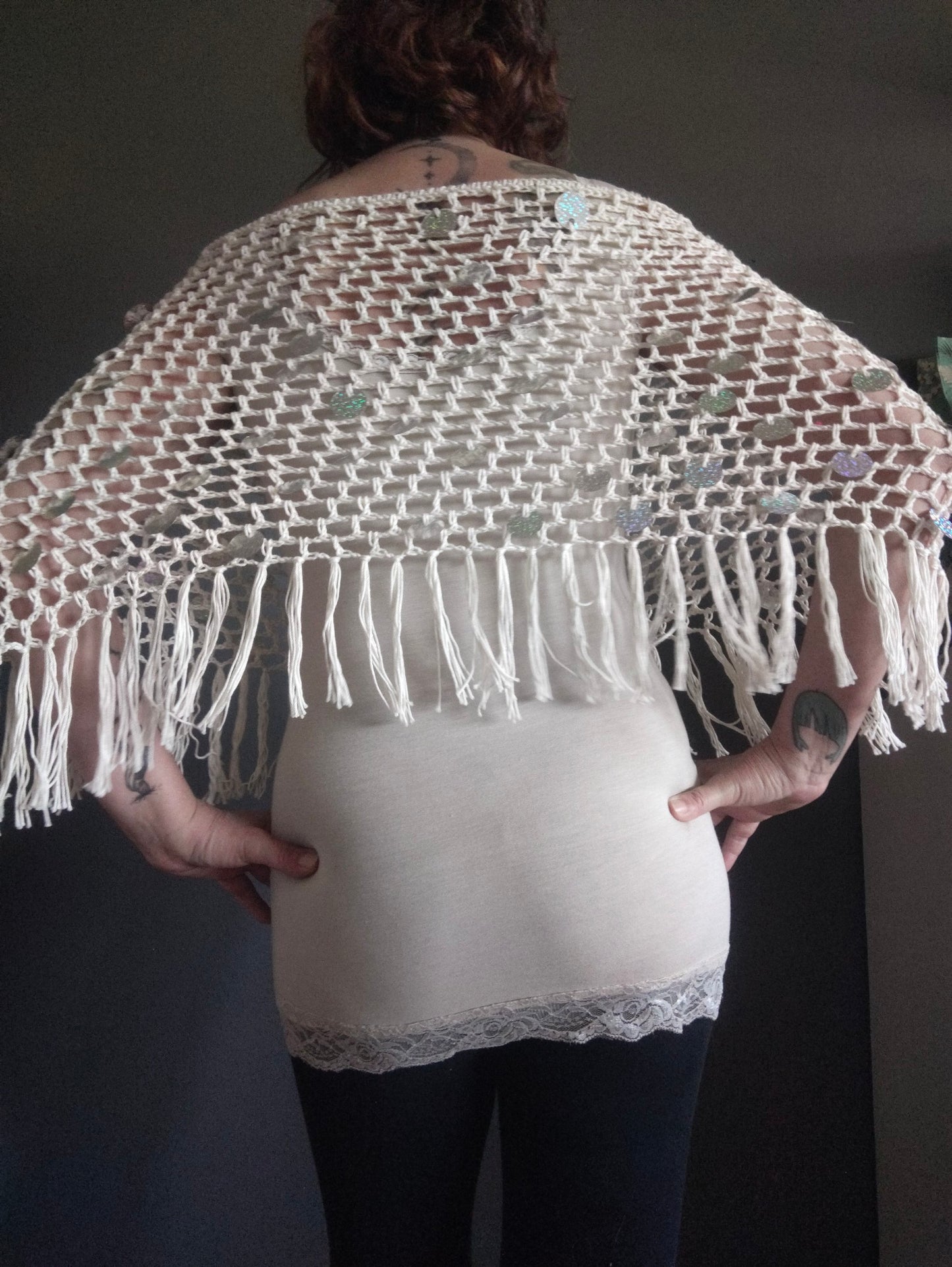 Marea – Poncho Handmade in Cotone