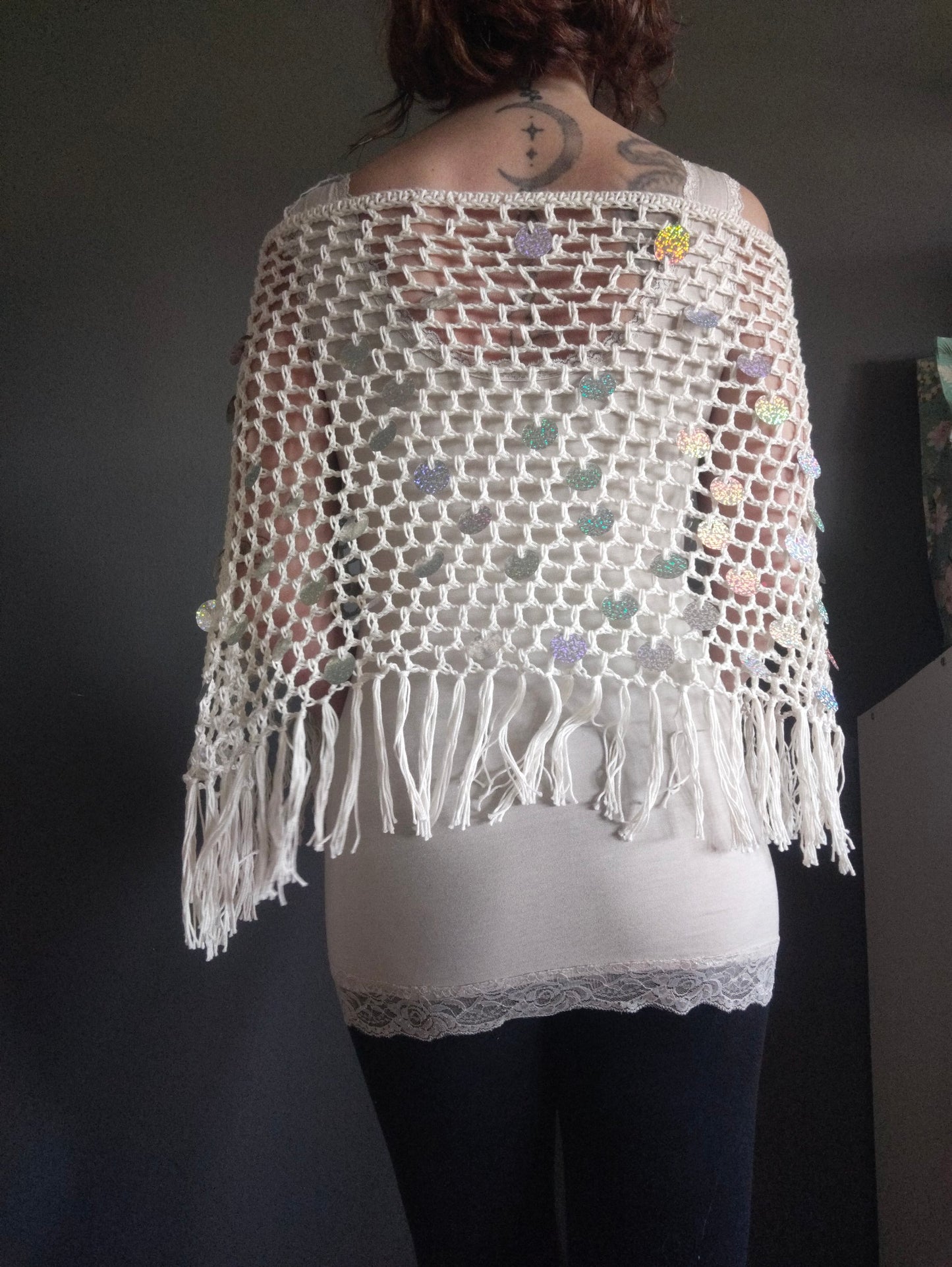 Marea – Poncho Handmade in Cotone