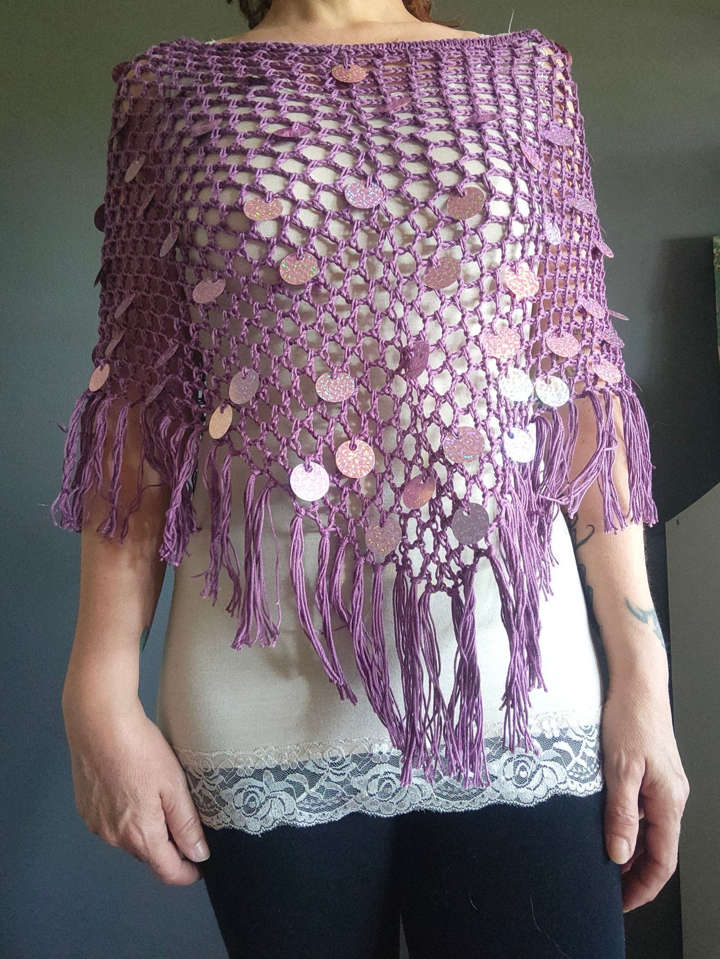 Marea – Poncho Handmade in Cotone
