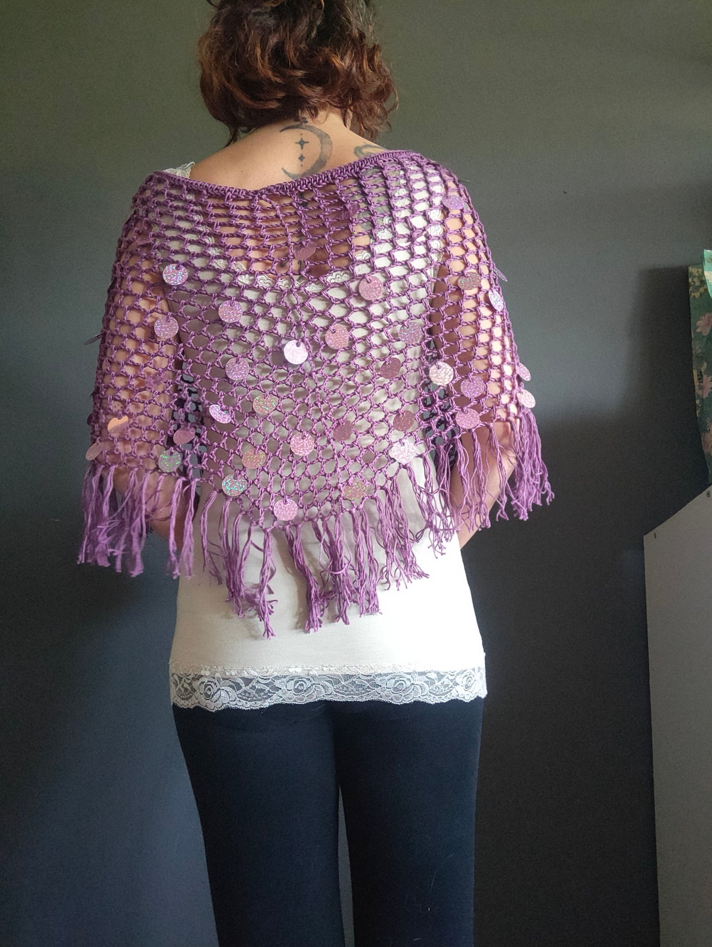 Marea – Poncho Handmade in Cotone