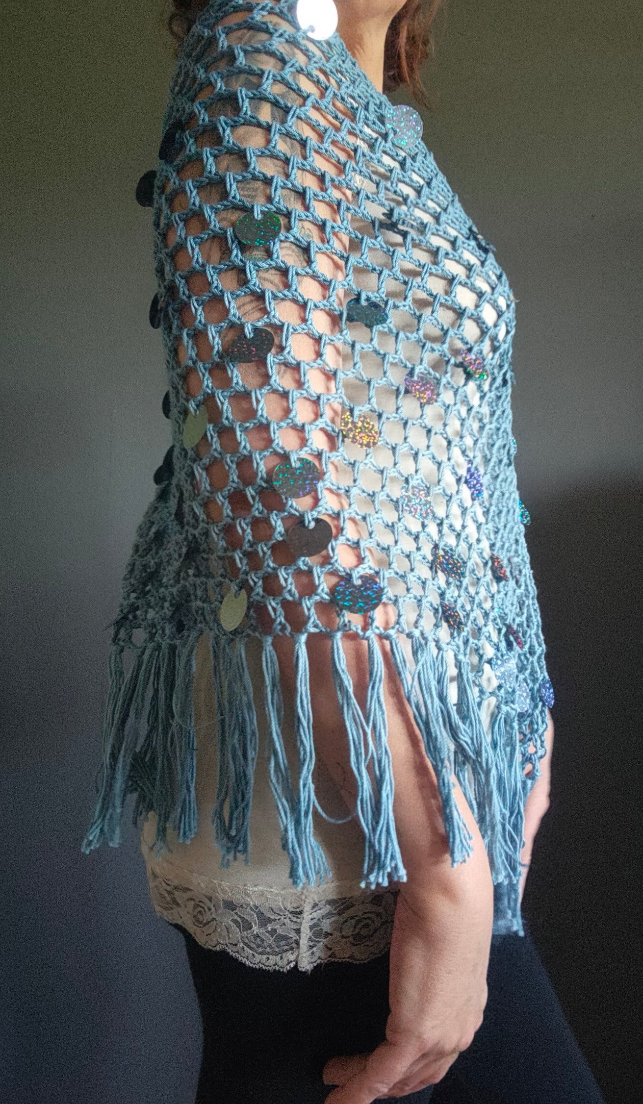 Marea – Poncho Handmade in Cotone