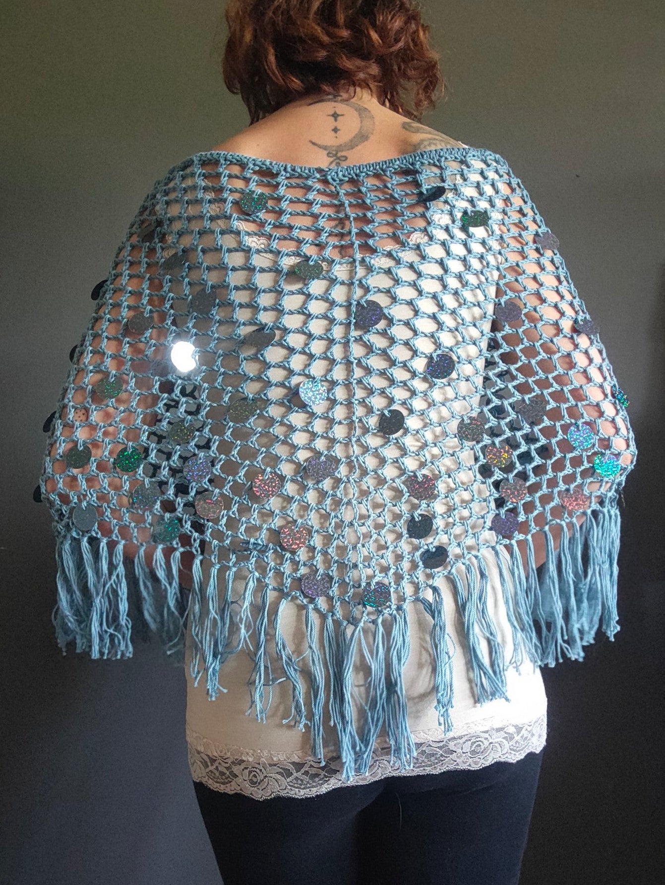 Marea – Poncho Handmade in Cotone