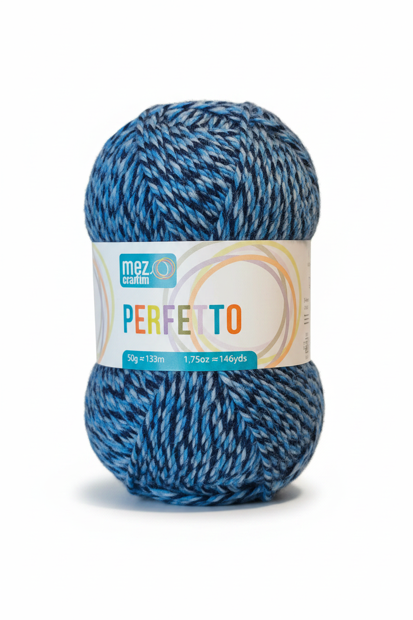 Perfetto Mez – Filato Acrilico Morbido 50g - vari colori