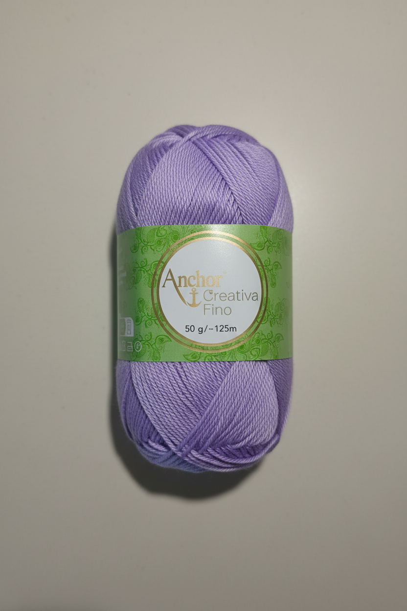 Anchor Creativa Fino – Cotone Morbido per Uncinetto e Maglia