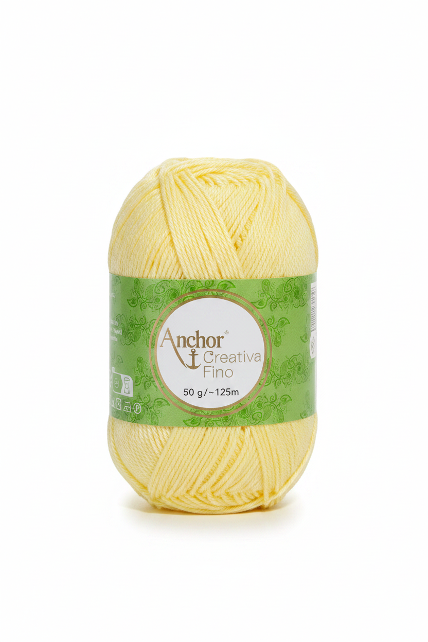 Anchor Creativa Fino – Cotone Morbido per Uncinetto e Maglia