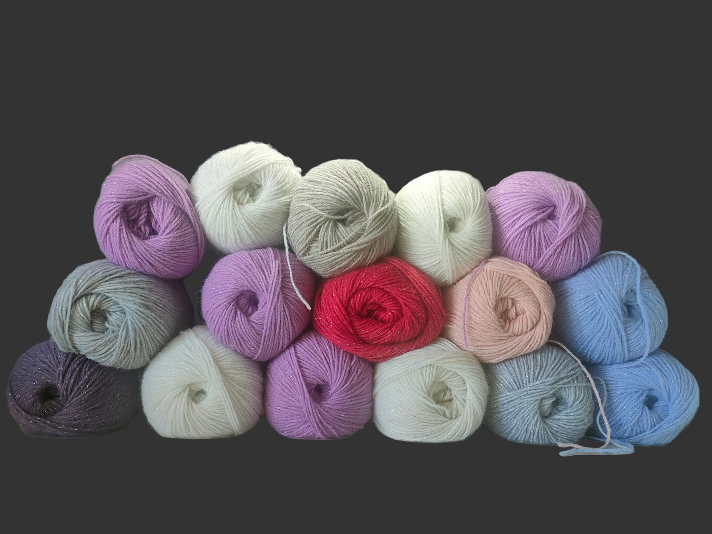 Aprica Filato Alpaca Lana Glitter 150g - vari colori
