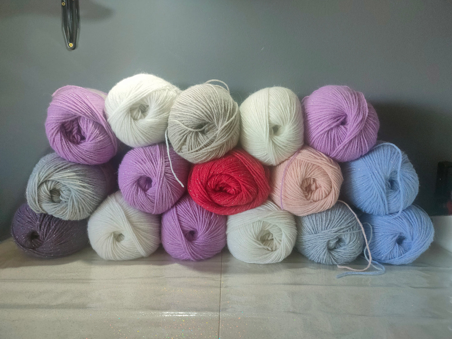 Aprica Filato Alpaca Lana Glitter 150g - vari colori