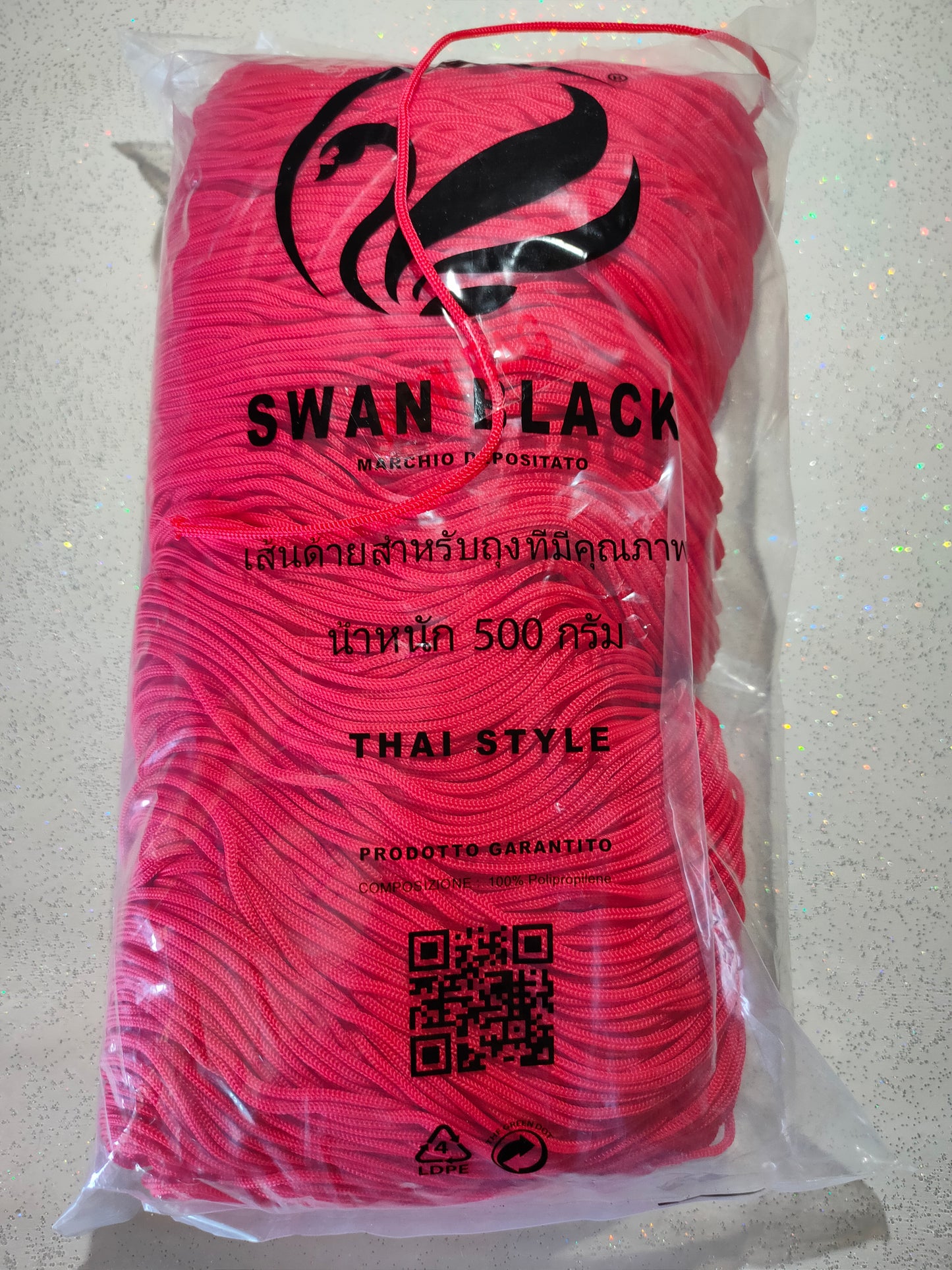 Swan Black – Cordino per Borse 500g - vari colori