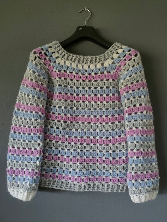 Maglioncino Soffio – Schema Uncinetto Granny Top-Down PDF