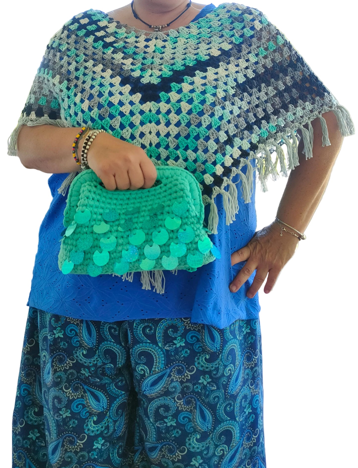 Poncho Essenza Summer ✨ | 100% Cotone Handmade - diverse varianti