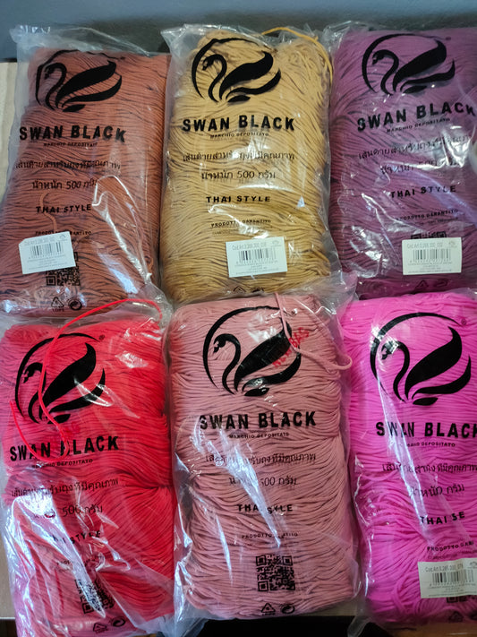 Swan Black – Cordino per Borse 500g - vari colori