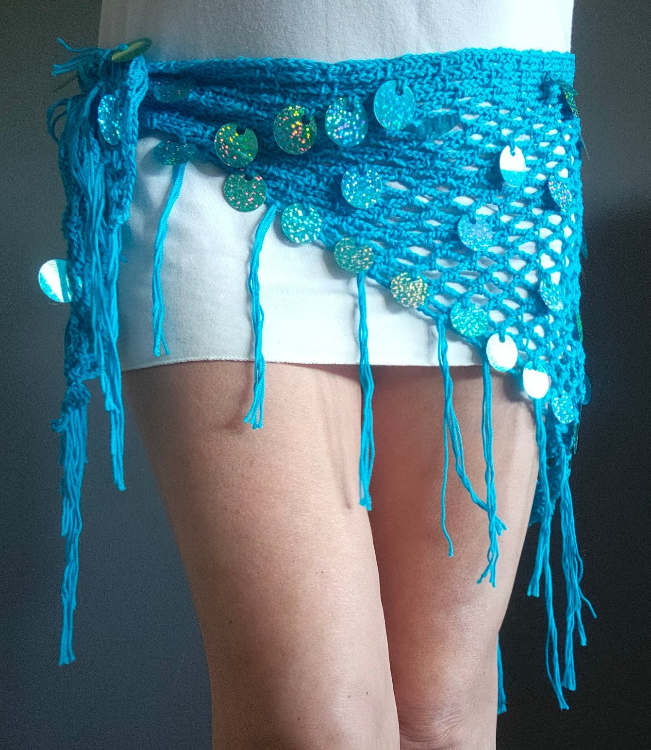 Pareo, Bandana & Top Handmade con Paillettes