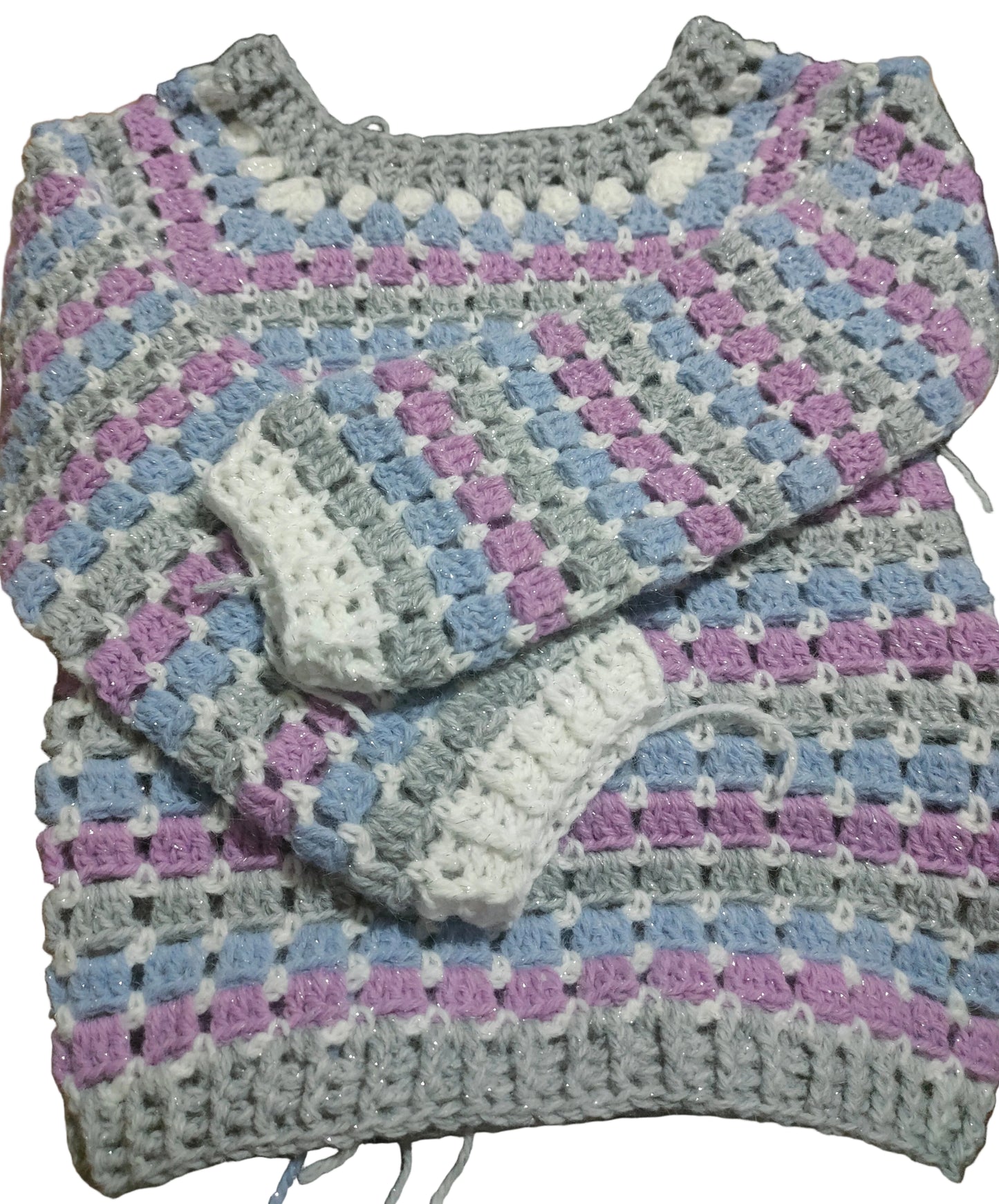 Maglioncino Soffio – Schema Uncinetto Granny Top-Down PDF