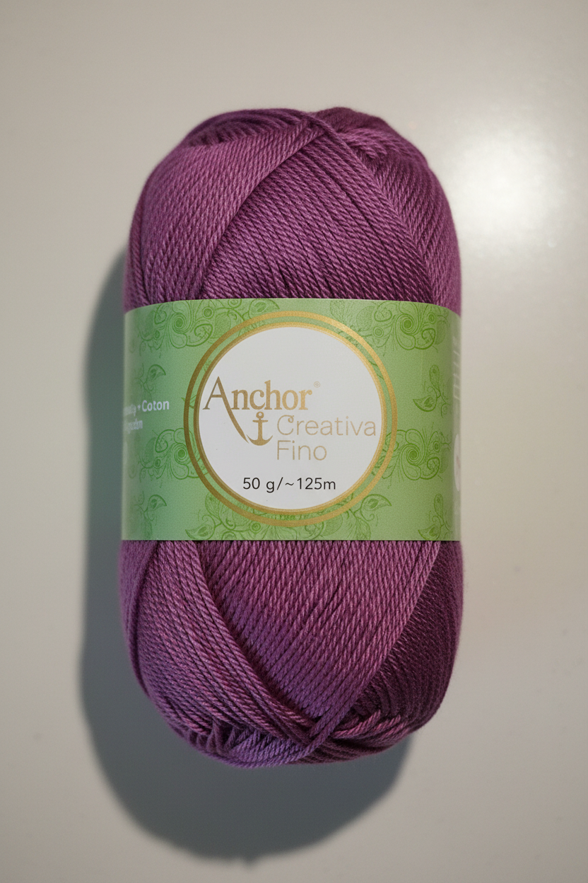 Anchor Creativa Fino – Cotone Morbido per Uncinetto e Maglia